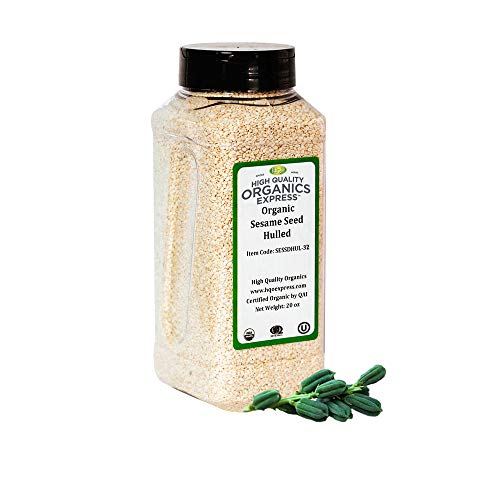 Hqoexpress | Organic Sesame Seed | 20 Oz. Chef Jar