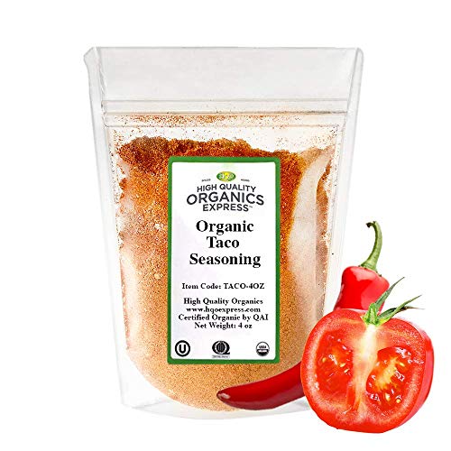 Hqoexpress | Organic Taco Seasoning | 4 Oz. Bag
