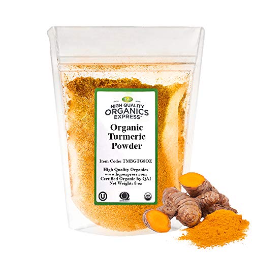 Hqoexpress |Turmeric Powder W/Natural Curcumin | Certified Usda