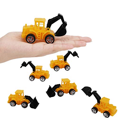 Hsei Construction Vehicle Cake Decoration Set, Include 6 Pieces