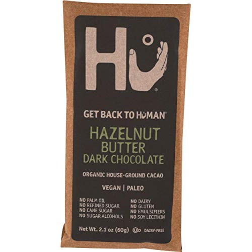 Hu Kitchen Hazelnut Praline Chocolate Bar, 2.1 Oz