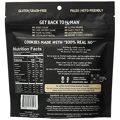 Hu Kitchen Grain-Free Snickerdoodle Cookies, 2.25 OZ