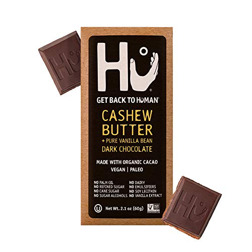 Hu Chocolate Bars | 12 Pack Cashew Butter Vanilla Bean Chocolate