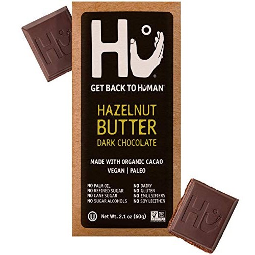Hu Chocolate Bars | 4 Pack Hazelnut Butter Chocolate | Natural O