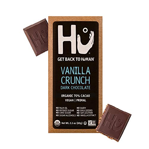 Hu Chocolate Bars | 4 Pack Vanilla Crunch Chocolate | Natural Or