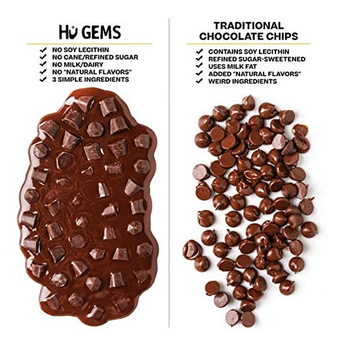 Hu Gems Chocolate Vegan Snacks | 3 Pack | Organic, Paleo, Gluten