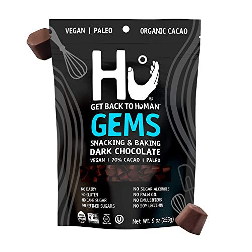 Hu Gems Chocolate Vegan Snacks | 3 Pack | Organic, Paleo, Gluten