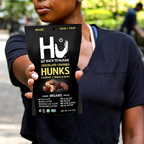 Hu Hunks Vegan Chocolate Covered Cashews And Vanilla Bean | 2 Pa