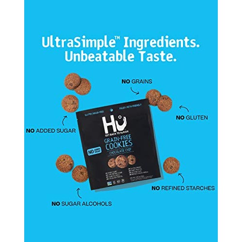 Hu No Added Sugar Chocolate Chip Cookies | 3 Pack | Keto, Gluten...