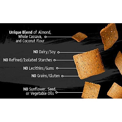 Hu Paleo Vegan Crackers | Everything 2 Pack | Keto Friendly, Glu