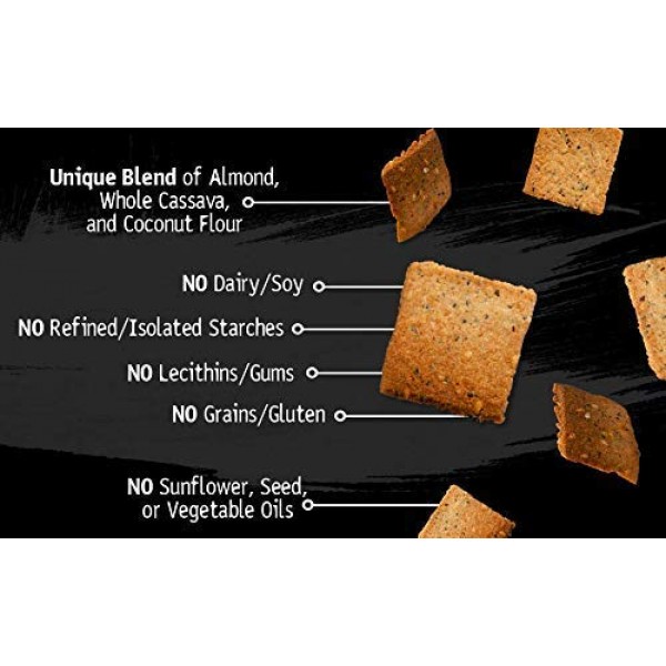 Hu Paleo Vegan Crackers | Sea Salt 2 Pack | Keto Friendly, Glute...