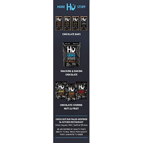 Hu Paleo Vegan Crackers | Sea Salt 2 Pack | Keto Friendly, Glute