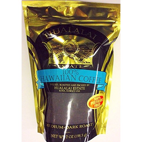 Hualalai Estate Coffee 100% Hawaiian Coffee 7Oz Ground