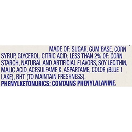 Hubba Bubba Sour Blue Raspberry Bubble Chewing Gum Tape, 2 Ounce