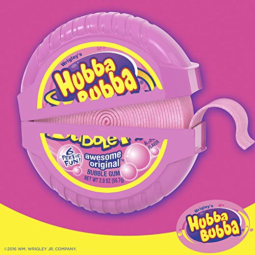 Hubba Bubba Original Bubble Gum Tape, 2 Ounce