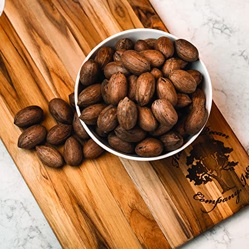 Hudson Pecan Company - 5lb In-Shell Pecans, Gluten-Free Snack an...