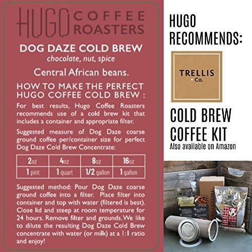 Hugo Coffee | Dog Daze Cold Brew, Coarse Ground, 1 Pound | Every