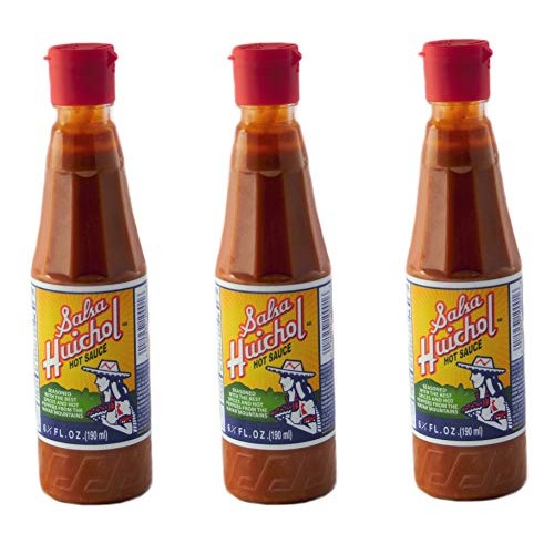 Salsa Huichol Hot Sauce 6.5 Oz Pack Of 3 - Mexican Sauce