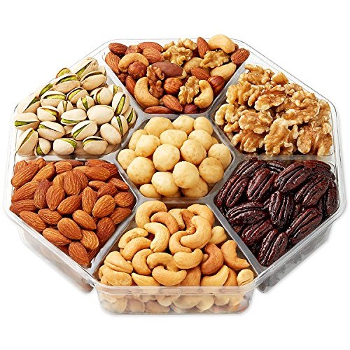 Holiday Nuts Gift Basket - Gourmet Food Gifts Prime Delivery - C
