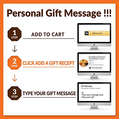 Holiday Nuts Gift Basket - Gourmet Food Gifts Prime Delivery - C