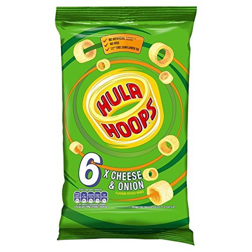 Kp Hula Hoops 6 Pack Cheese And Onion By Kp