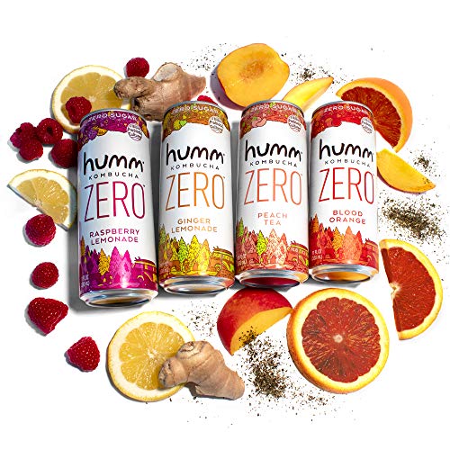 Humm Kombucha Zero Sugar Variety Pack - Live And Raw Kombucha -