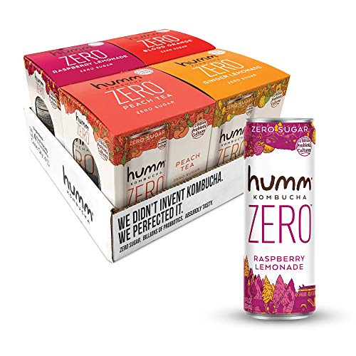 Humm Kombucha Zero Sugar Variety Pack - Live And Raw Kombucha -