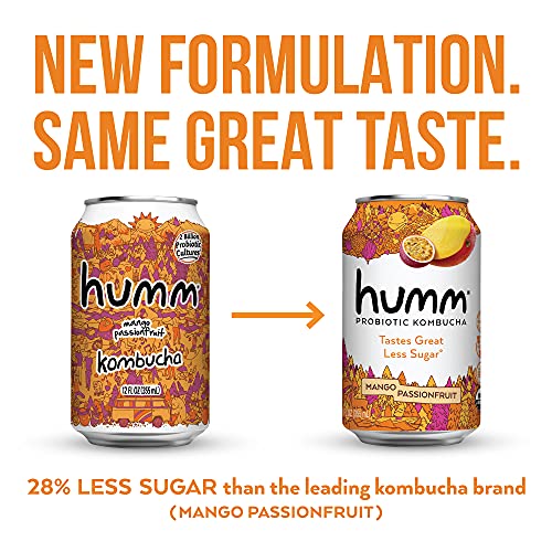 Humm Probiotic Kombucha Summer Variety Pack - 2 Billion Probioti