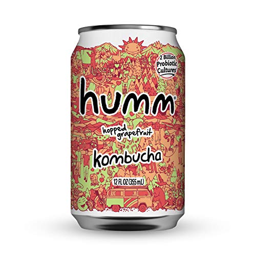 Humm Probiotic Kombucha Hopped Grapefruit - 2 Billion Probiotics
