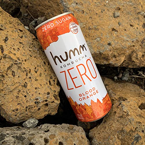 Humm Probiotic Kombucha Zero Sugar Blood Orange - No Refrigerati
