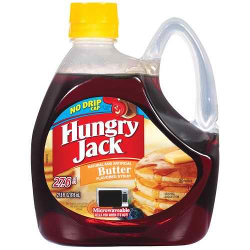 Hungry Jack Microwaveable Bottle Butter Flavored Pancake Syrup 2