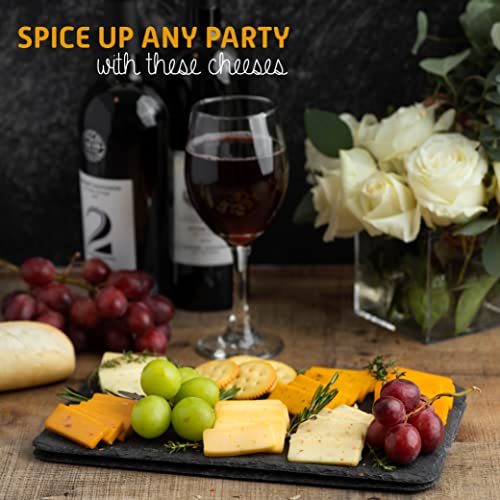 HunkaChunka Wisconsin Cheese Gift Basket, Includes 6 Cheddar Che...