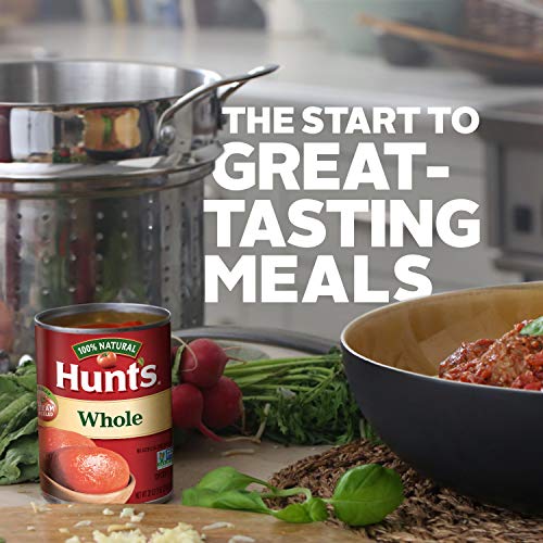 Hunts Whole Peeled Plum Tomatoes, Keto Friendly, 28 Oz