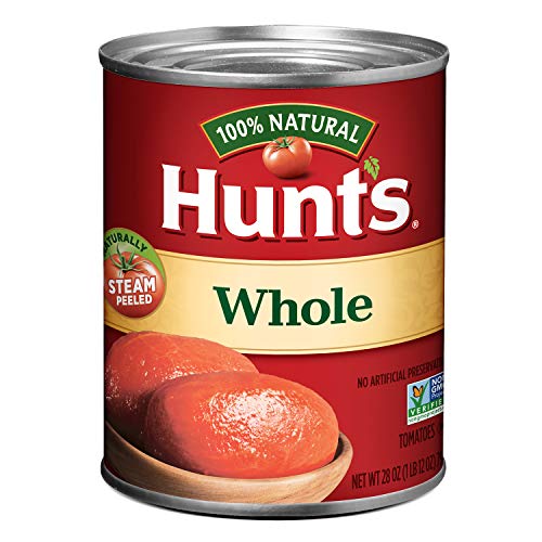 Hunts Whole Peeled Plum Tomatoes, Keto Friendly, 28 Oz