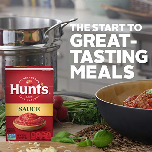 Hunts Tomato Sauce, 33.5 Oz, 6 Pack Hunts Tomato Sauce, 33.5 Oz, 6 Pack