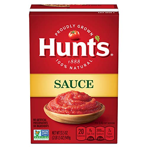 Hunts Tomato Sauce, 33.5 Oz, 6 Pack Hunts Tomato Sauce, 33.5 Oz, 6 Pack