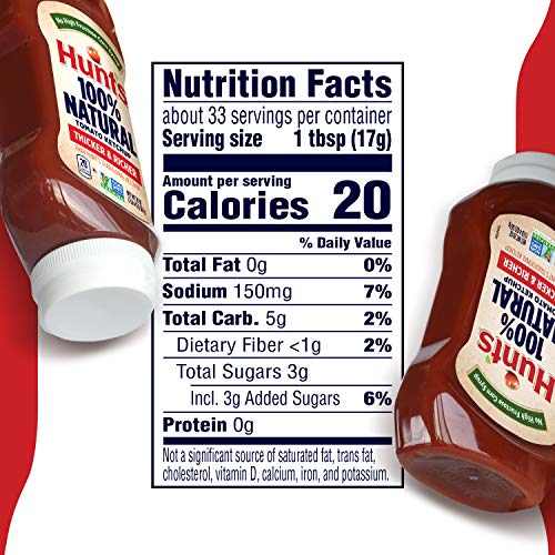 Hunt’S Best Ever Tomato Ketchup, 20 Ounce Pack Of 12