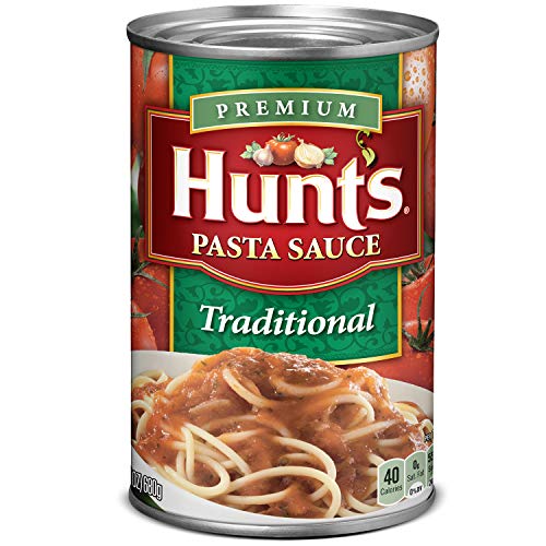 Hunts Traditional Pasta Sauce, 24 Oz, Pack Of 12