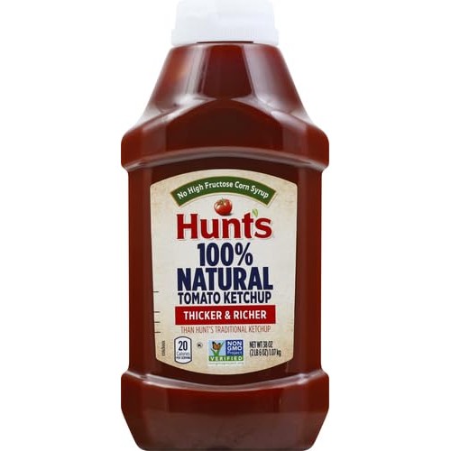 Hunts All Natural Tomato Ketchup, 38 Oz Hunts All Natural Tomato Ketchup, 38 Oz