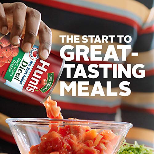 Hunts Diced Tomatoes With Basil, Garlic &Amp; Oregano No Salt Added