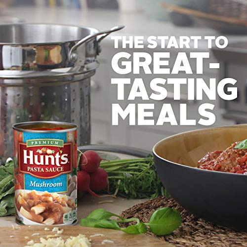 Hunts Mushroom Pasta Sauce, 24 Oz, 12 Pack