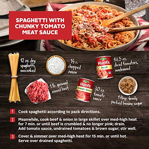 Hunts Organic Tomato Sauce, Keto Friendly, 15 Oz, 12 Pack