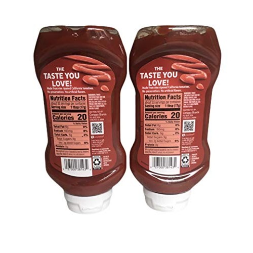 Hunts Tomato Ketchup 20 Oz 2 Pack Hunts Tomato Ketchup 20 Oz 2 Pack