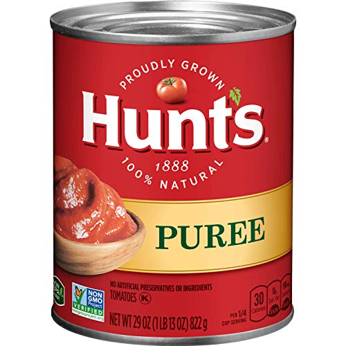 Hunts Tomato Puree, 29 Oz, 12 Pack