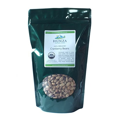 Hunza Organic Cranberry Beans 2 Lbs