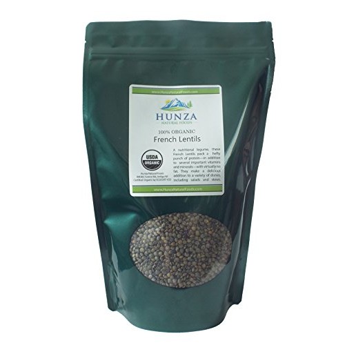 Hunza Organic French Lentils 2 Lbs