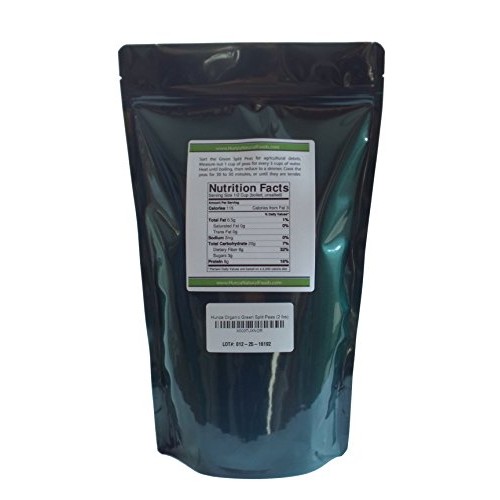 Hunza Organic Green Split Peas 2 Lbs