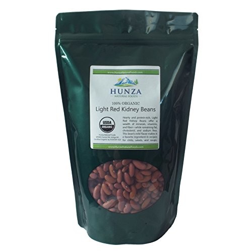 Hunza Organic Light Red Kidney Beans 2 Lbs