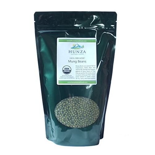 Hunza Organic Mung Beans 2 Lbs