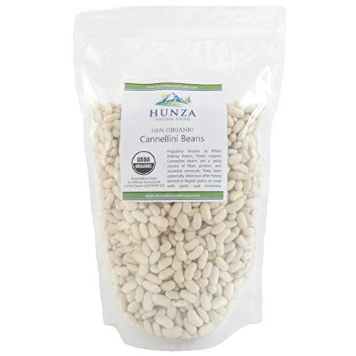 Organic Cannellini Beans - 2Lbs Hunza